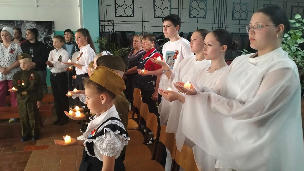 Праздничный концерт в честь Дня Победы.